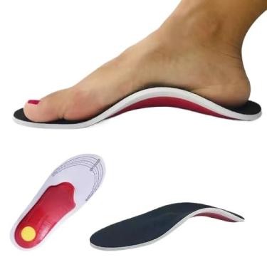 Imagem de Palmilha Ortopédica para Arco Medial - Corrector para Pé Chato, Pé Cavo e Joelho Varo | Alívio de Fascite Plantar e Melhora Postural(40 ao 44)