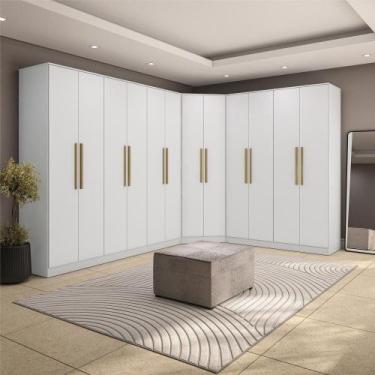 Imagem de Quarto Modulado Kappesberg Adapt Branco 12 Portas