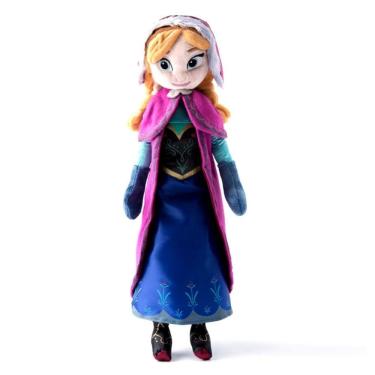 Imagem de Boneca De Pelúcia Infantil Frozen Anna 40Cm  Disney
