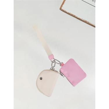 Imagem de Carteira feminina linda bolsa de moedas compacta personalizada, Multicor, Medium, liso