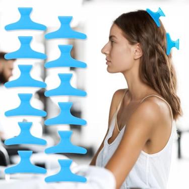 Imagem de 12 peças de grampos de cabelo para pentear grampos de cabelo borboleta grampos de salão grampos de aperto para seção de cabelo, clipes jacaré, acessórios de garra de cabelo para mulheres 05