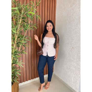 Imagem de Calça Feminina Jeans Mom Com Cinto TNW Confecções