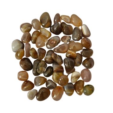 Imagem de Pedra Ágata Vermelha Rolada 1 a 2 cm 500g Natural