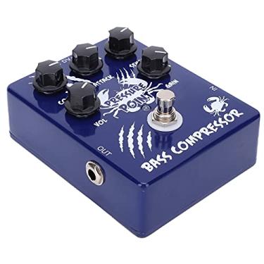 Imagem de Yctze Pedal de Compressor de Graves - Efeito de Ponto de Pressão, Design True Bypass, Revestimento de Liga de Alumínio Resistente CP45 para Desempenho Aprimorado