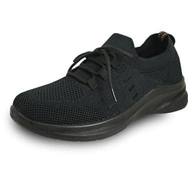 Imagem de VANGELO Tênis feminino profissional antiderrapante para trabalho para enfermeiras AVA e ARIA em serviço de alimentação, preto, Preto 11, 37