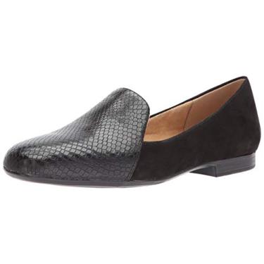 Imagem de Naturalizer Mocassim feminino Emiline sem cadarço, Cobra preta, 5