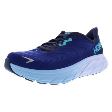 Imagem de HOKA ONE ONE Tênis masculino de cano baixo, tamanho 40, Espaço sideral/azul Bellwether, 10.5 Wide