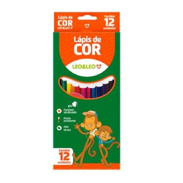 Imagem de Lapis de Cor Redondo Leo e Leo (12 Cores) - Leonora