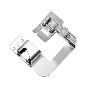 Imagem de 1 peça de acessórios para máquina de costura elétrica multifuncional doméstica com bordas embrulhadas, bordas enroladas e calcador são adequados para máquinas de costura Brother, Singer e Janome de