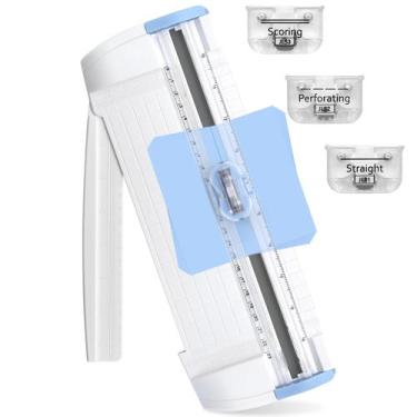 Imagem de Cortador de papel Meafeng 3 em 1 com sistema reto, perfurado e perfura