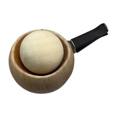 Imagem de Fenteer Difusor de ar genérico para carro, clipe para ventilação, aromatizador de ar, ornamento de madeira para banheiro, Marrom Claro