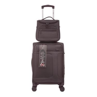 Imagem de Kit Conjunto Combo Viagem Mala Média Super Leve + Frasqueira-Unissex