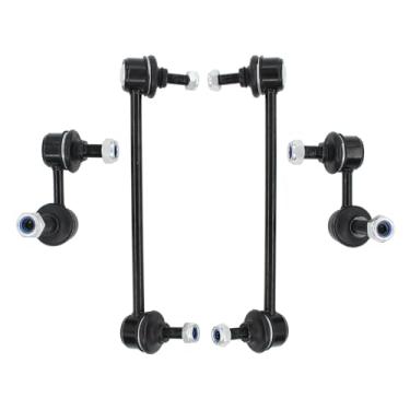 Imagem de DriveFix Barra oscilante estabilizadora de suspensão dianteira traseira esquerda e direita 4 peças para Infiniti Q50 Q60 Q70 Q70L 2014-2019