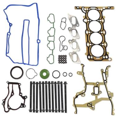 Imagem de BTSCAR Conjunto de juntas de cabeça de motor cilíndrico completo de 1,4 L adequado para Buick Encore, Chevrolet Cruze Sonic Trax 2011-2016 Limited, HS26540PT-1, com parafusos de cabeça de cilindro