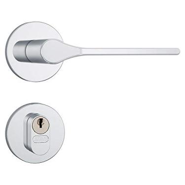 Imagem de Fechadura Stam Larga Externa 803/25 Roseta Inox