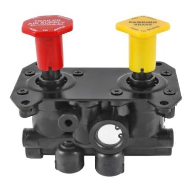 Imagem de RALBDX Válvula de controle de freio a ar 800516 MV-3 compatível com Volvo Western Star Truck Peterbilt 377 Kenworth T660# 800516 065167 065697 3948331 394979 MV3 Trailer Válvula de freio de