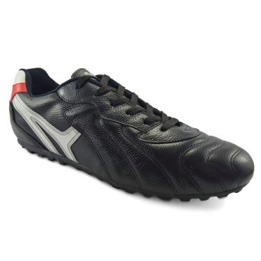 Imagem de Chuteira Society Mathaus Veneza Couro Adulto Tamanhos Especiais-Unissex