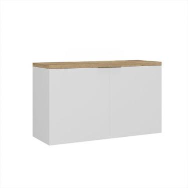 Imagem de Gabinete de Banheiro Nature 2 Portas Branco 110 cm