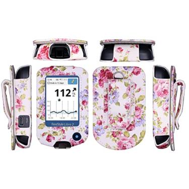 Imagem de Capa de couro ajustada projetada com protetor de tela (cordão incluído) para Freestyle Libre 3, Freestyle Libre 2, Freestyle Libre 14 dias (WFL/1)