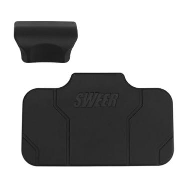 Imagem de Ysyqkn Encosto de Espuma PU Preta de Alto Desempenho com Absorção de Impacto, Substituição Direta, Design Bipartido, Encosto Universal para Porta-malas de Pa, Serve para 36l 45l