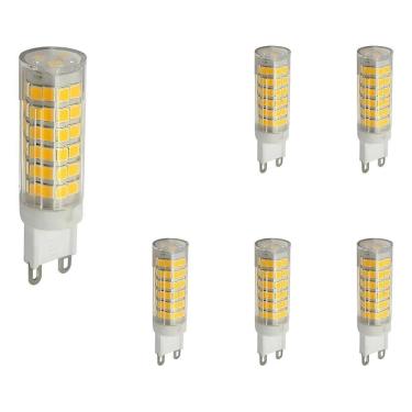 Imagem de 6X Lâmpada Led Halopim G9 7W 76Led Lustre Arandela Luz Branc