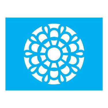 Imagem de Stencil Tamako Mandala - 15X20Cm - Ref A2911