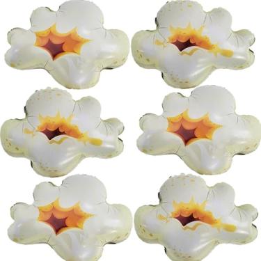 Imagem de 6 Pcs Popcorn Balloons 19 inch Large Foil Popcorn Balloons for Movie Night Party Halloween Carnival Theme Party Decorations