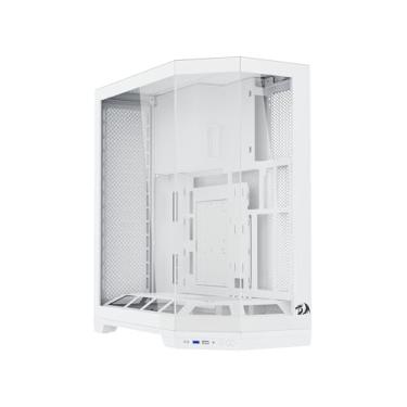 Imagem de Gabinete Gamer Redragon Edge Branco Sem Fans CA-608W