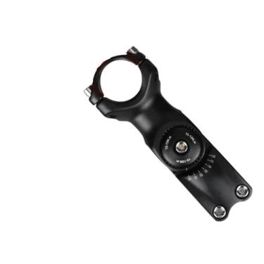 Imagem de Mesa ajustável para bicicleta 25,4/31,8 mm, guidão elevado para MTB, em alumínio, para bicicletas de montanha e trilhas.(31.8x90MM black stem)