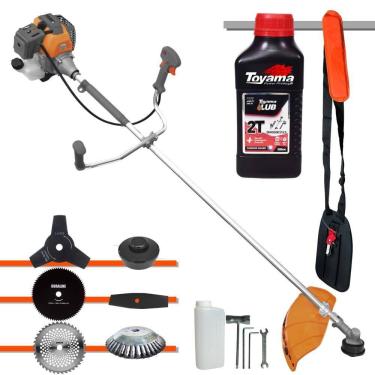 Imagem de Roçadeira Lateral Rl520p + óleo Toyama + 6 Opções De Cortes