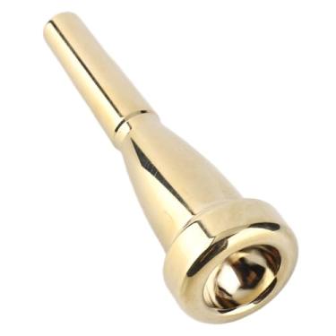 Imagem de Generic Bocal de Trompete Tom Brilhante Latão 3c 7c Acessórios de Desempenho para Iniciantes Peças de Instrumento Musical Dourado (3C)