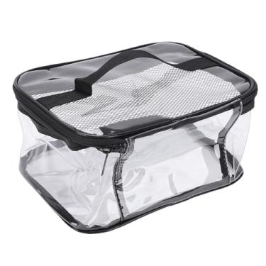 Imagem de AUNMAS Saco de Armazenamento de Brinquedos de PVC Transparente Com Etiqueta e Bolso Manual, para Blocos de Construção, Jogos de Tabuleiro, Peças de Quebra-cabeça, Carros de Brinquedo