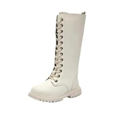 Imagem de Botas De Moto Longas Até O Joelho Para Meninas, De Borracha, Plataform