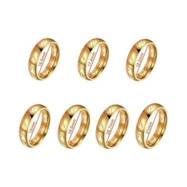 Imagem de Anel Mágico Luminoso De Aço Inoxidável Para Casais Acessórios Personal