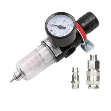 Imagem de 1 unidade de filtro pneumático AFR-2000 unidade de tratamento de ar regulador de pressão válvula redutora de óleo separação de água calibre AFR2000 (AFR-2000 w EU)