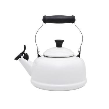 Imagem de Chaleira Tradicional Com Apito 1.6 Litros Branca - Le Creuset