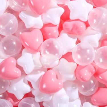 Imagem de Ball Pit Balls Heopeis Star de 200 unidades de plástico para crianças