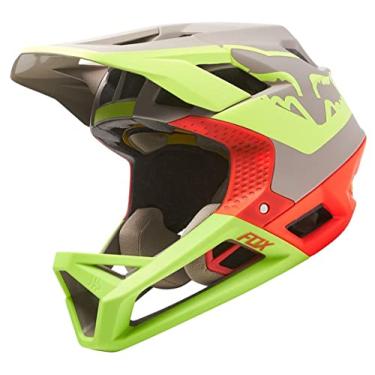 Imagem de Capacete Fox Proframe Tuk Cinza/Laranja/Fluor