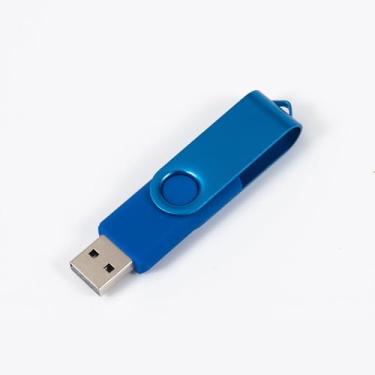 Imagem de Pen drive USB de 32 GB – preto, pen drive portátil de alta velocidade com armazenamento seguro, compatível com PC, laptop, TV, carro e muito mais (azul)