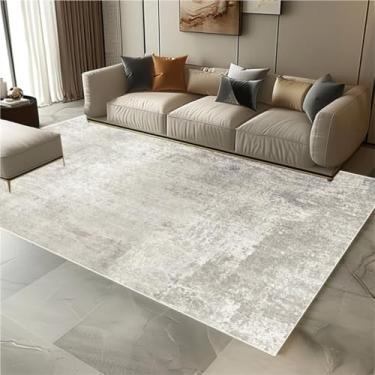 Imagem de Tapete decorativo abstrato para sala de estar, flanela macia, decoração de quarto, tapete de cor clara para sala de estar, sofá, tapete para chão (80x120cm 31,5x47,2in/Flanela-5)