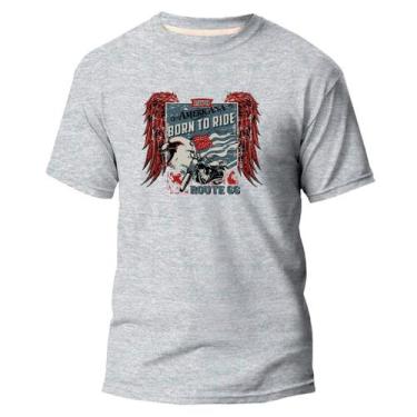 Imagem de Camiseta Basica Algodão Premium Estampa Digital Born To DTF - Pavesi, 