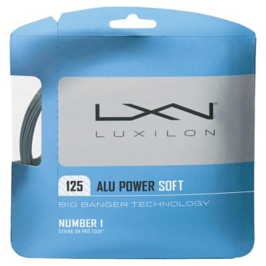 Imagem de Wilson Sporting Goods Corda de tênis LUXILON Big Banger ALU Power Soft 125, prata, calibre 16L (WRZ990101)