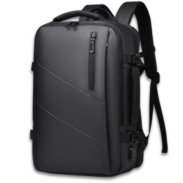 Imagem de Mochila Viagem Bolsa Notebook 17 Grande Expansível Spaceplus-Unissex