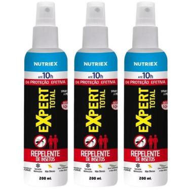 Imagem de Kit 03 Repelentes 10 Horas Proteção Insetos Mosquito Spray Nutriex