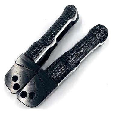 Imagem de Anti-derrapante Pedaleira traseira para pés do passageiro, apoio para os para Forza300 FORZA 300 2018 2019 2020(Preto)