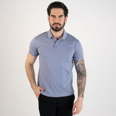 Imagem de Camisa Polo Ellus Piquet Roxo Claro-Masculino
