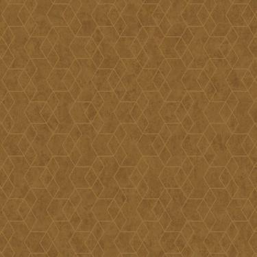 Imagem de Papel De Parede Geométrico Dourado Ess1052 - 10m X 0.53m