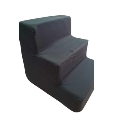 Imagem de Pet de Espuma 3 Degraus para Cães e Gatos de Pequeno Porte Rampas de Mobilidade Suaves e Seguras (CHUMBO 3 DEGRAUS LISO)