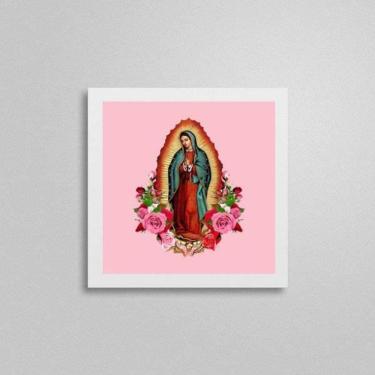 Imagem de Quadro Quadrado Nossa Senhora De Guadalupe 20X20Cm