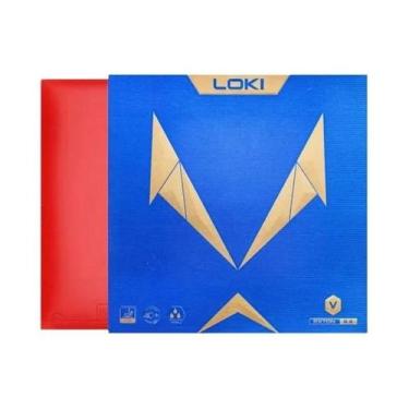 Imagem de Borracha De Tênis De Mesa LOKI RXTON 5 Vermelha De Alta Elasticidade C